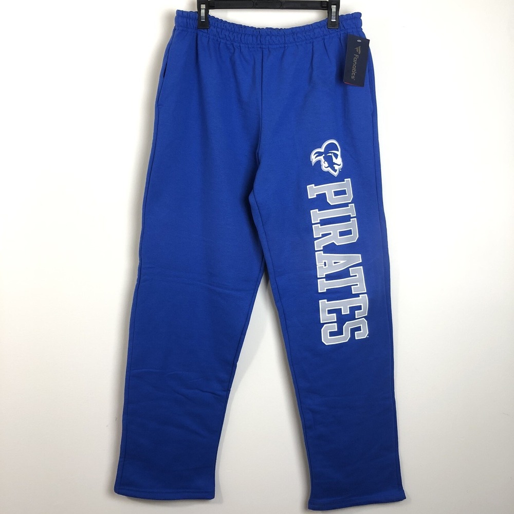 Seton Hall Pirates Fanatics Gildan Dry Blend Sweatpants Size XL Blue College